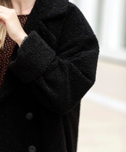 Žieminis paltas prailgintomis rankovėmis