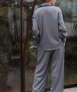 Alternative view of Pilki viskozės marškiniai